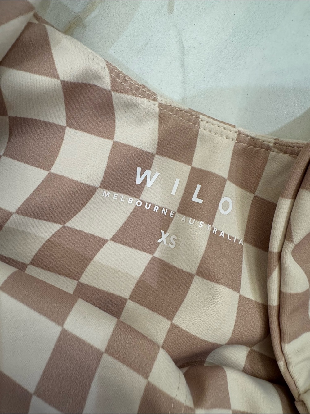 Wilo The Label checkered activewear set - Picture 3 of 3